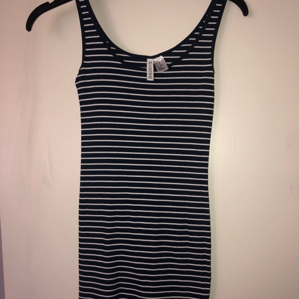 Tank Top Striped Dress